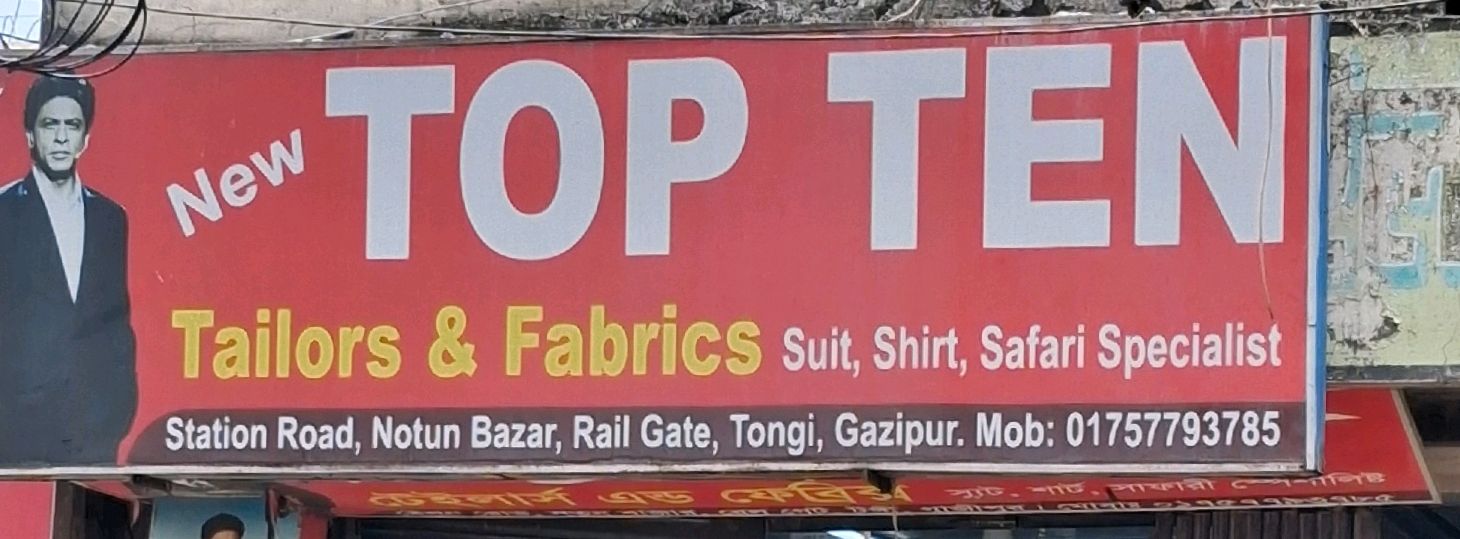New Top Ten Tailors & Fabrs