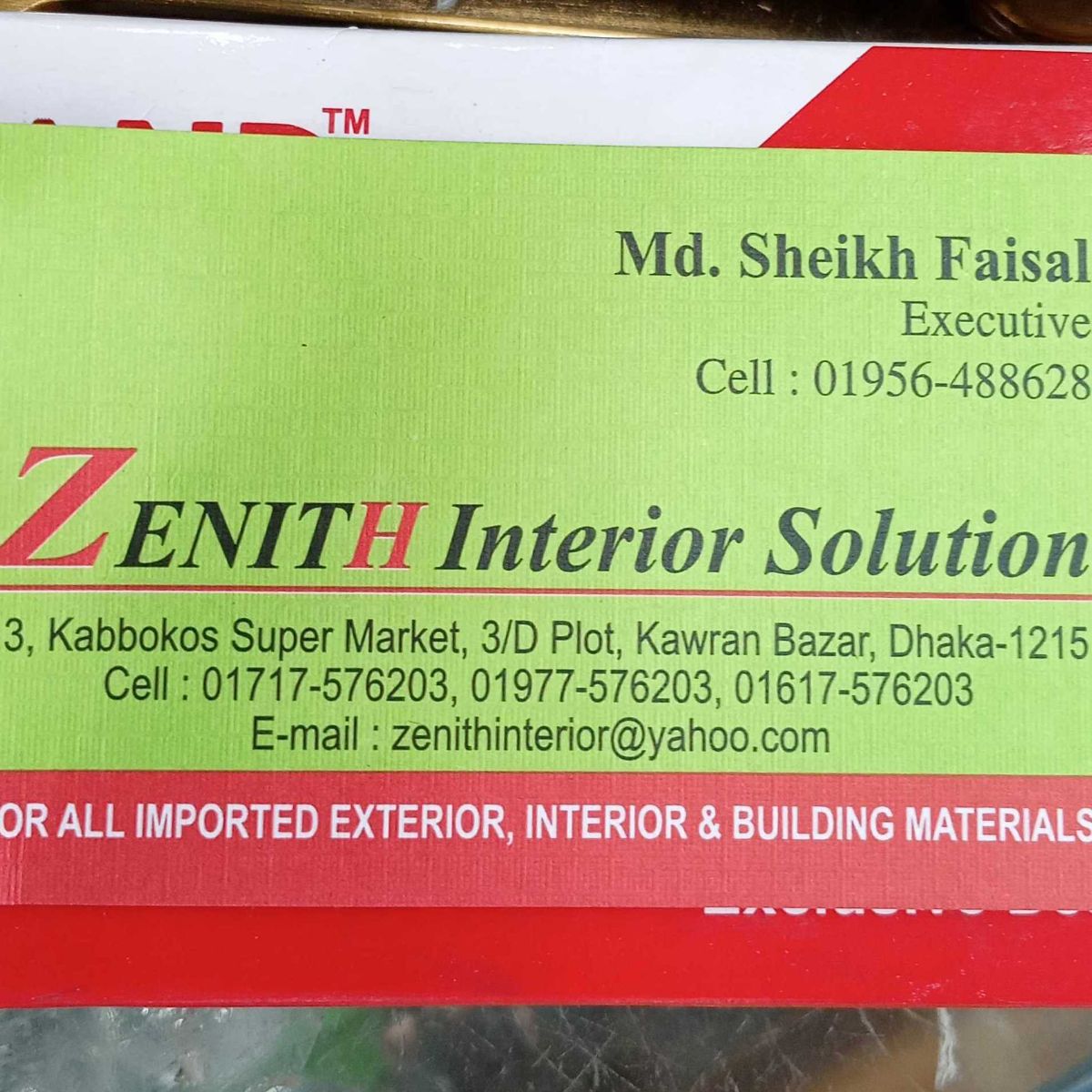 Zenith Interior Solution