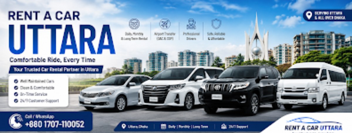 Rent a car Uttara - Dhaka
